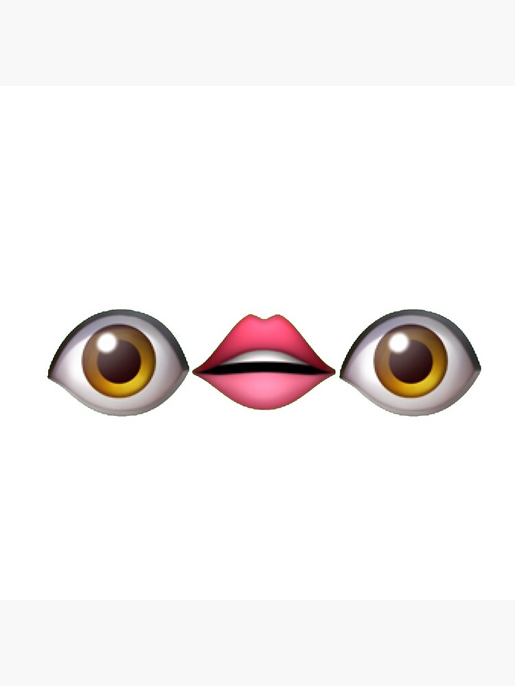 Augen Und Mund Emoji Tik Tok Meme Stofftasche Von Charlottetsui Redbubble