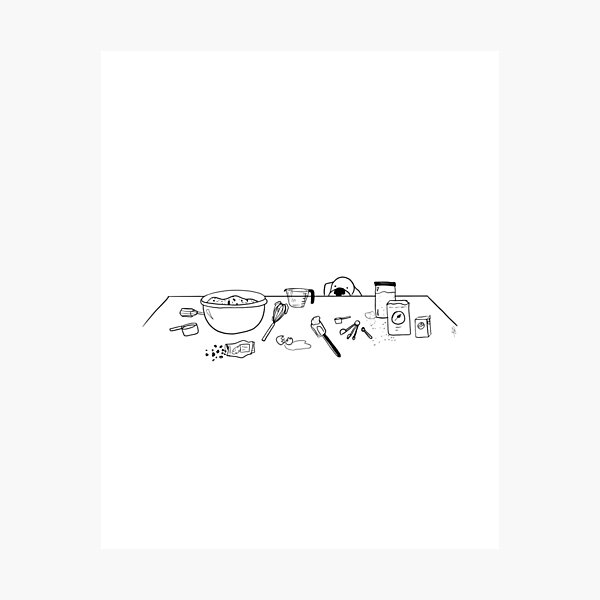 Baking Assistant Photographic Print