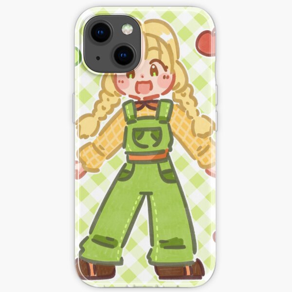 Apple Farm Girl (Plaid) iPhone Soft Case