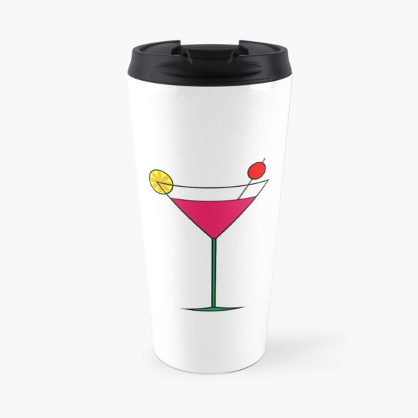 Martini Glass Travel Mug