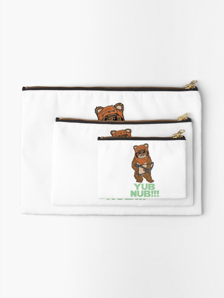 Nub Nub Ewok, small zipper bag