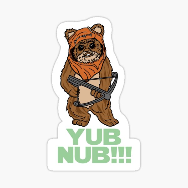 Vista previa del artículo con la obra «Ewok», diseñado y vendido por LunarPeachArts.
