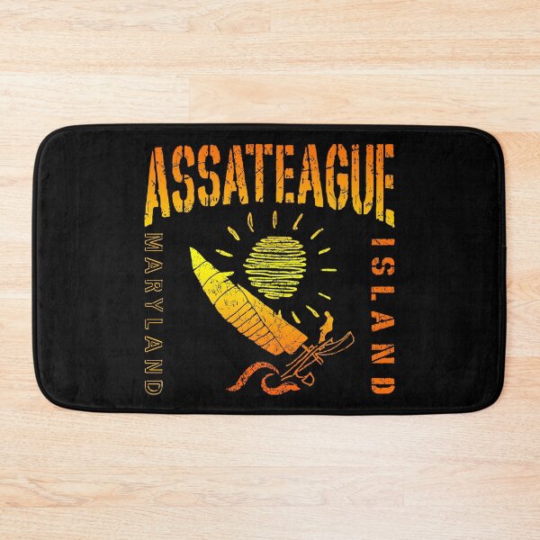 Item preview, Assateague Island Maryland Sailing Catamaran Sailboat Beam Reach Orange Yellow MD designed and sold by ArtByBollwitt.