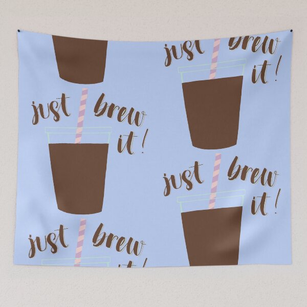 Item preview, “Just Brew It!” Coffee Nike Parody designed and sold by alainakozyart.