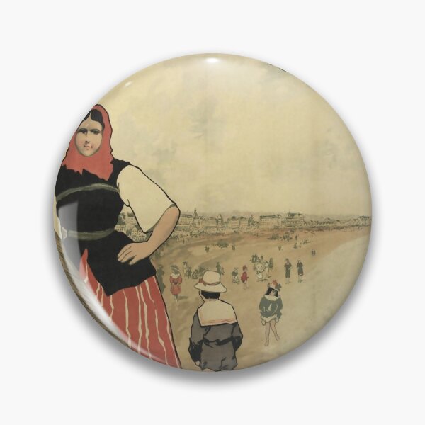 Item preview, Malo les Bains vintage travel poster designed and sold by stickart-marek.