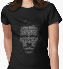 Haus-MD mit Text gemacht Tailliertes T-Shirt für Frauen