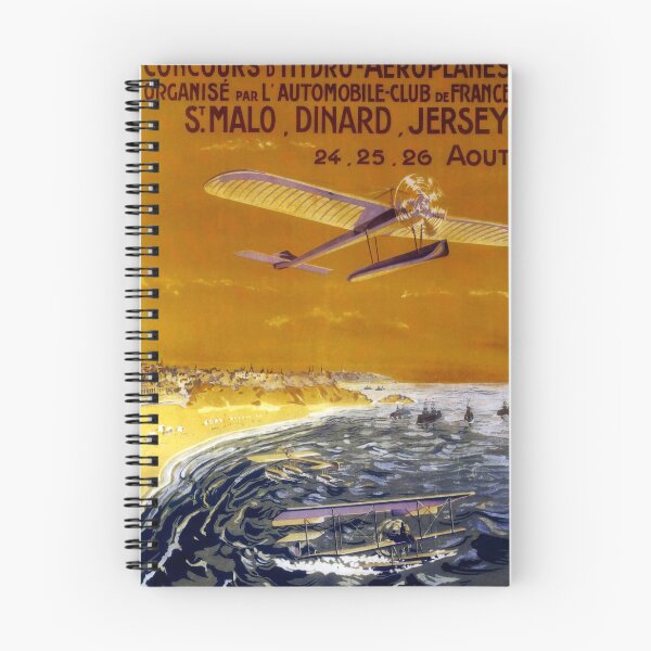 Item preview, Hydro Aeroplanes vintage travel poster designed and sold by stickart-marek.