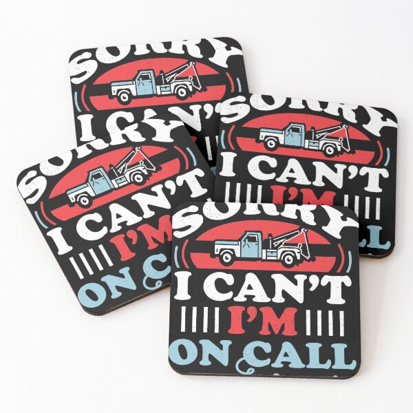 Item preview, Can't I'm On Call Funny Tow Truck Driver Gift Design design designed and sold by Lisbob.