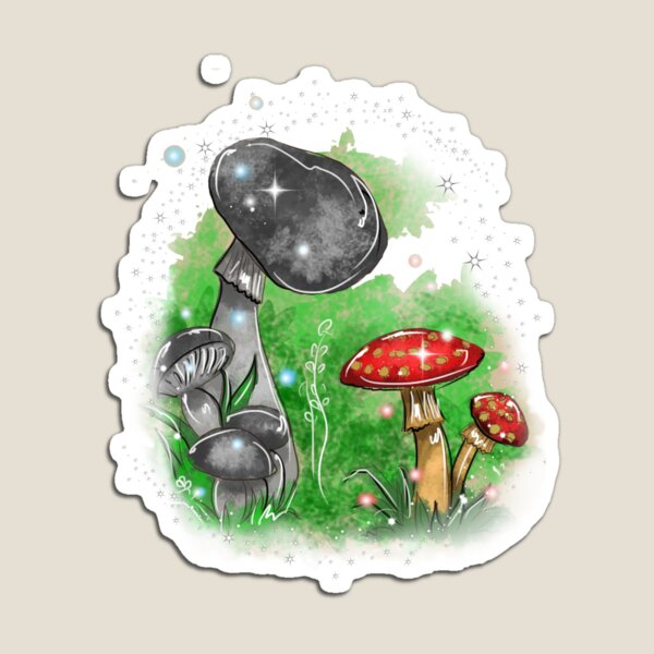 Tivona the Toadstool and His Mushroom Friend ™ Magnet