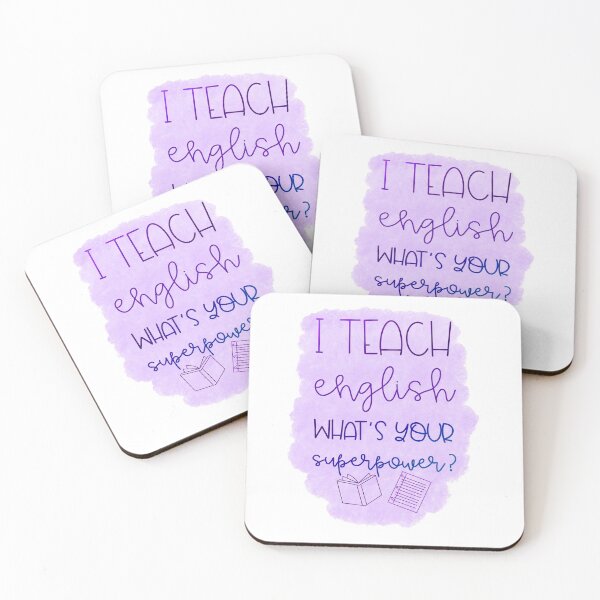 Item preview, I Teach English What's Your Superpower? designed and sold by Liz99.