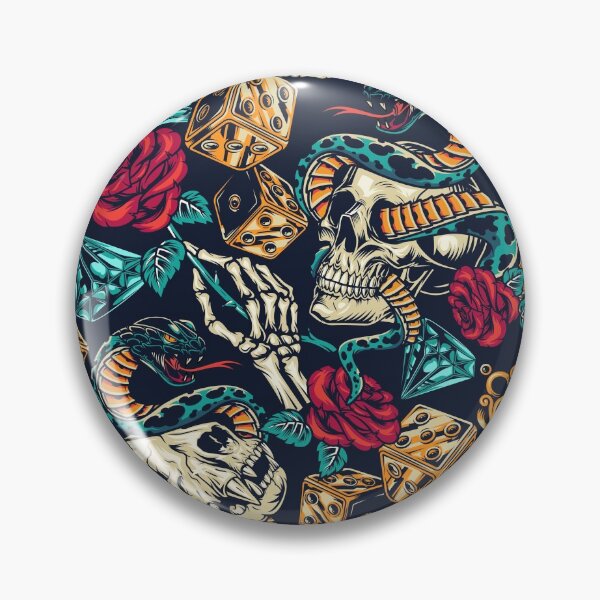 Item preview, Amazing Tattoo Pattern designed and sold by Vector Scout Lab.