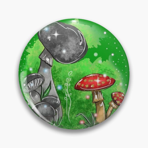 Tivona the Toadstool and His Mushroom Friend ™ Pin