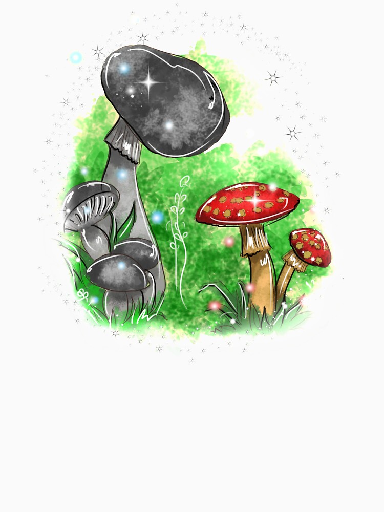 Thumbnail 3 of 3, Fitted Scoop T-Shirt, Tivona Keeper Of The Mushrooms ™ designed and sold by TeelieTurner.