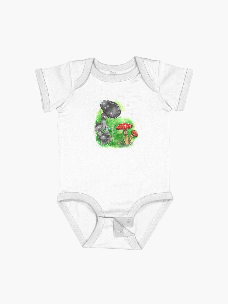 Thumbnail 1 of 2, Baby One-Piece, Tivona Keeper Of The Mushrooms ™ designed and sold by TeelieTurner.
