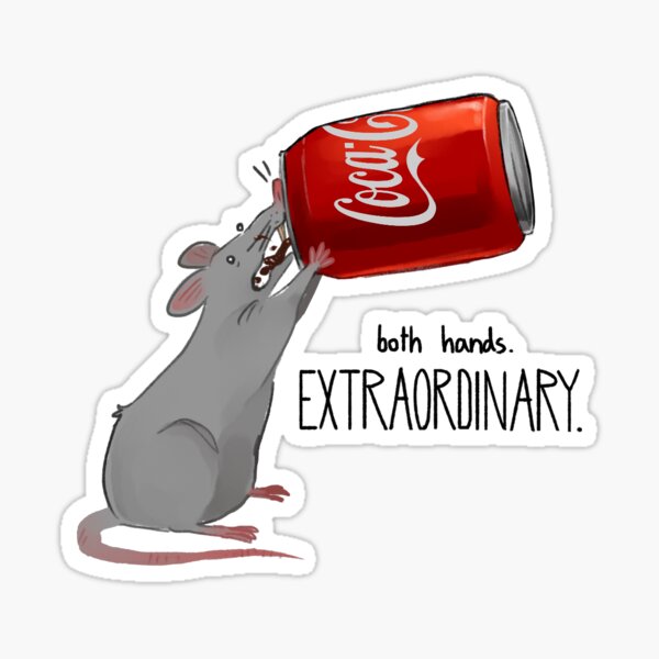 coke rat Sticker