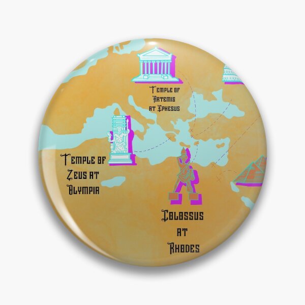 Item preview, Seven Wonders of the Ancient World designed and sold by MariaHaley.