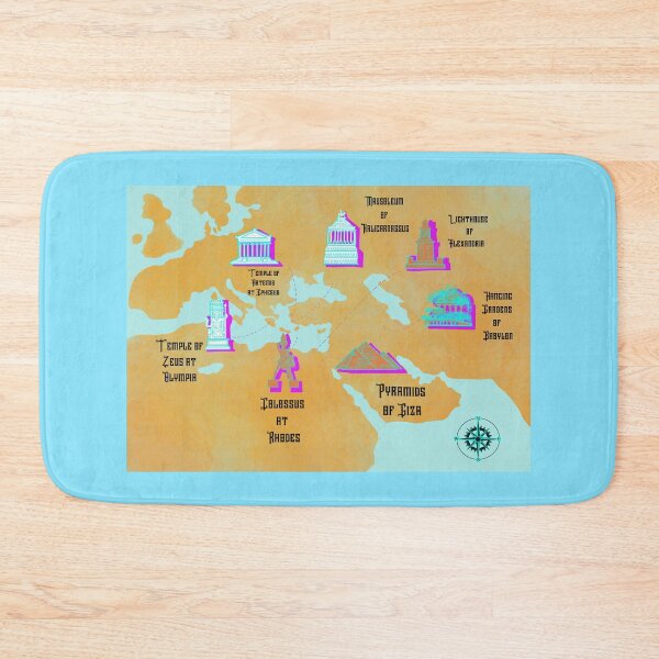Item preview, Seven Wonders of the Ancient World designed and sold by MariaHaley.