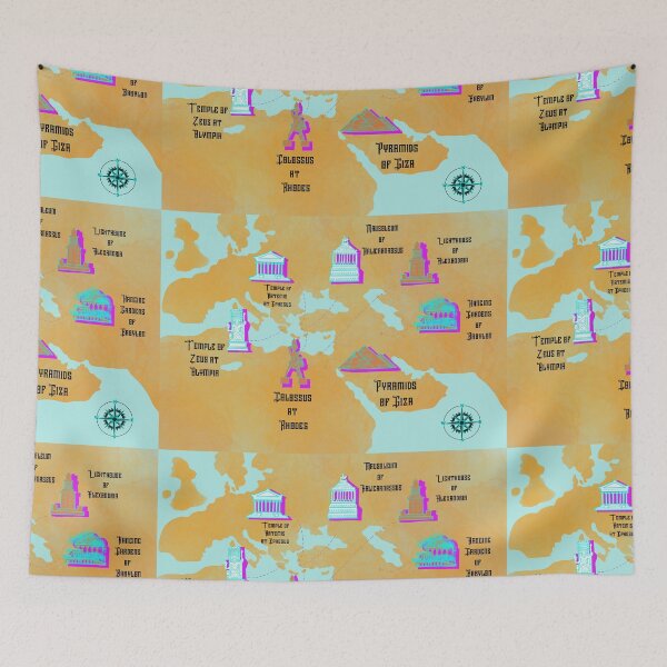 Item preview, Seven Wonders of the Ancient World designed and sold by MariaHaley.
