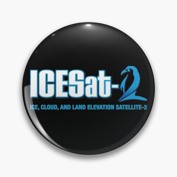 Item preview, ICESat-2 Logo Optimized for Dark Colors designed and sold by Nikki SpaceStuffPlus.