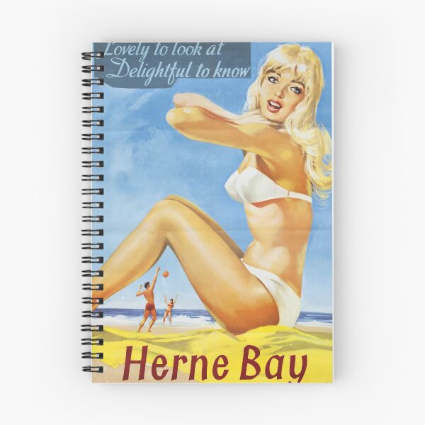 Item preview, Herne Bay vintage travel poster designed and sold by stickart-marek.