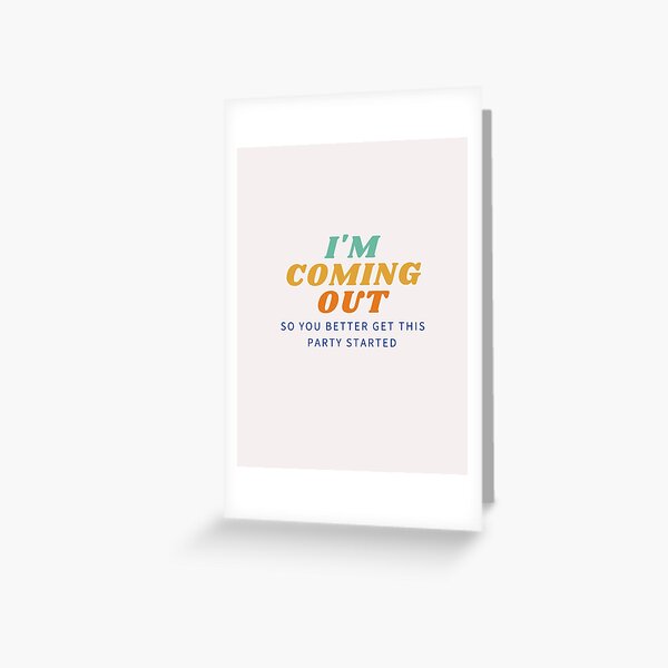 Welcome to the out world Greeting Card