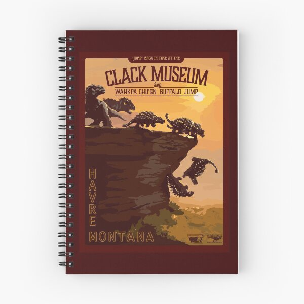 Item preview, H. Earl Clack Museum and Wahkpa Chu'gn Buffalo Jump designed and sold by MTDinoTrail.