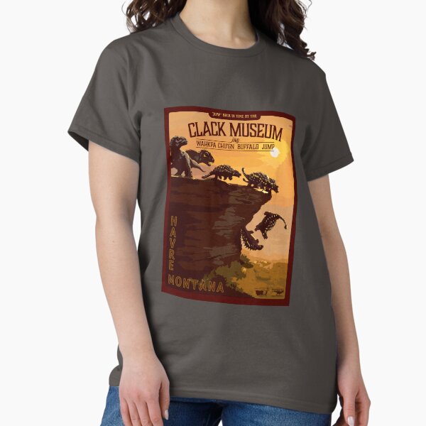 H. Earl Clack Museum and Wahkpa Chu'gn Buffalo Jump Classic T-Shirt