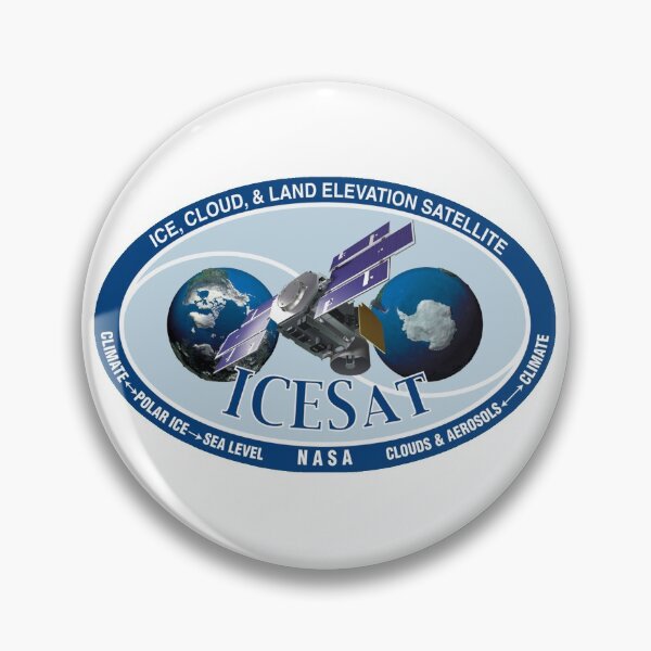 Item preview, ICESat (Ice, Cloud, and land Elevation Satellite) Program Logo designed and sold by Nikki SpaceStuffPlus.