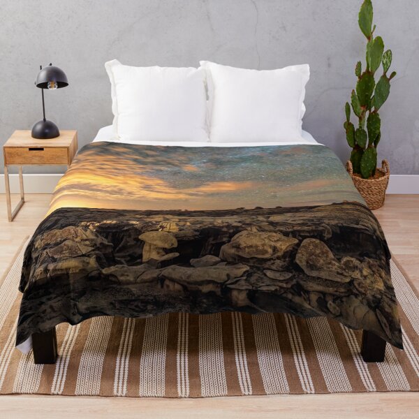Item preview, Bisti Badlands Hoodoos Under Bright New Mexico Starry Night by OLena Art  designed and sold by Rocky Mountain Artistry.