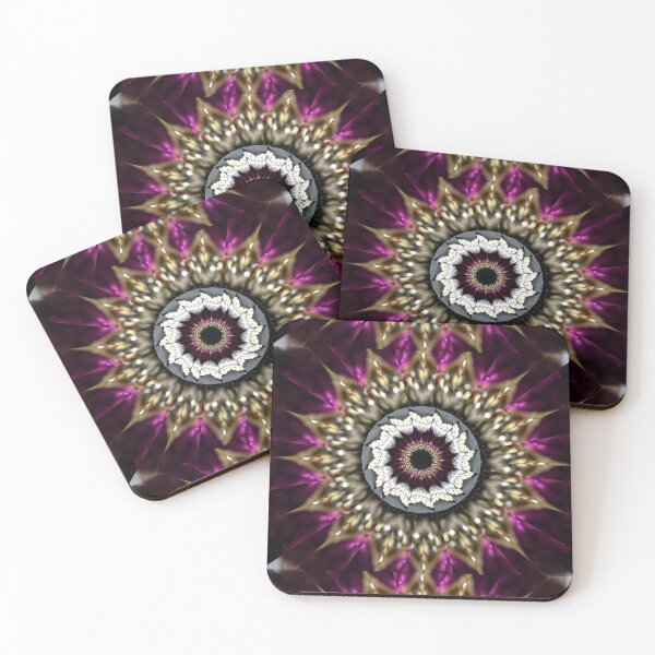Item preview, Victorian hat pin art photography mandala kaleidoscope fashion and decor designed and sold by LCAppling.