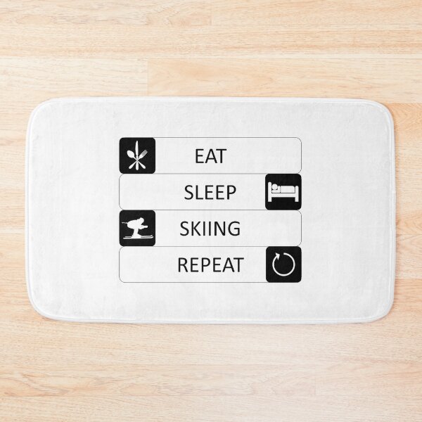 Item preview, Eat Sleep Skiing Repeat - Hobby - Sports designed and sold by AndiHK.