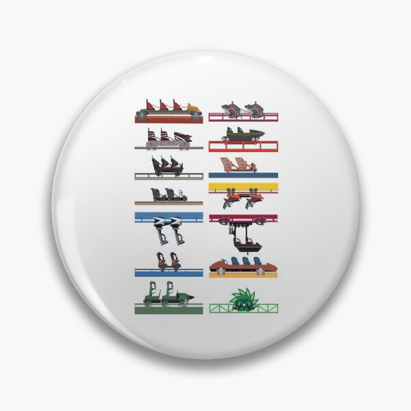Item preview, Six Flags Magic Mountain Coaster Cars Design designed and sold by CoasterMerch.
