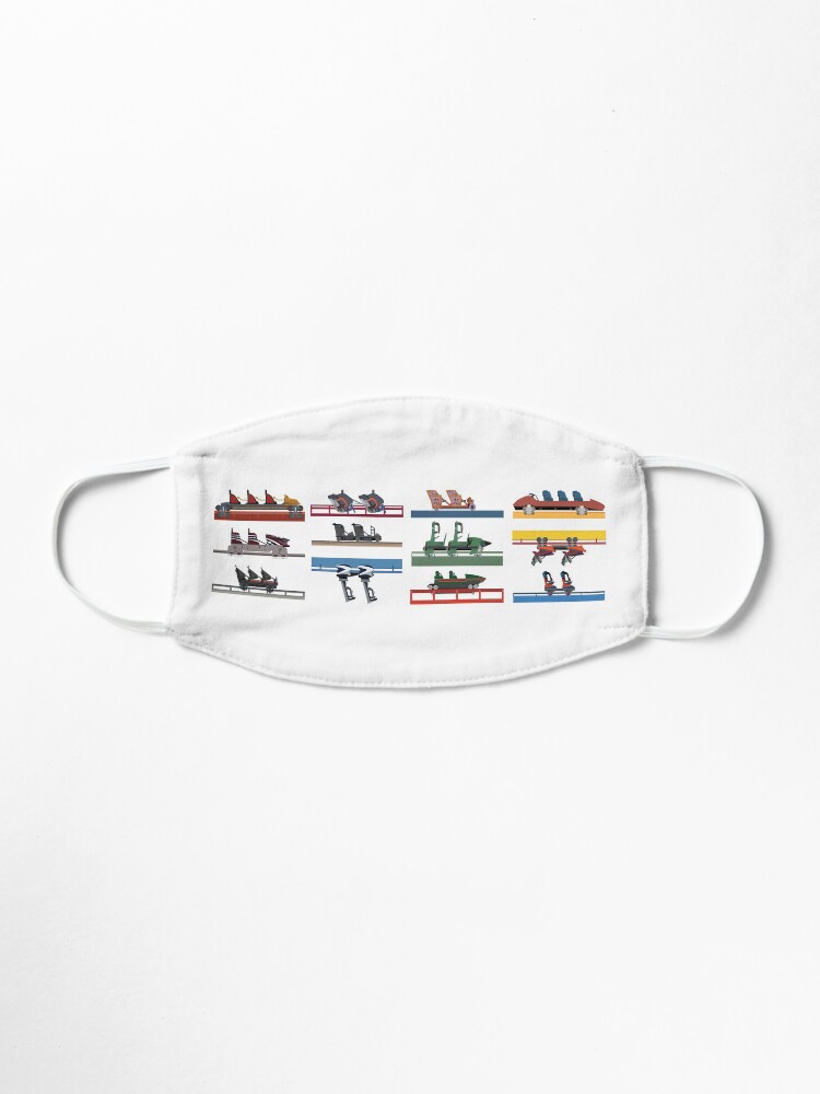 Alternate view of Six Flags Magic Mountain Coaster Cars Design Mask