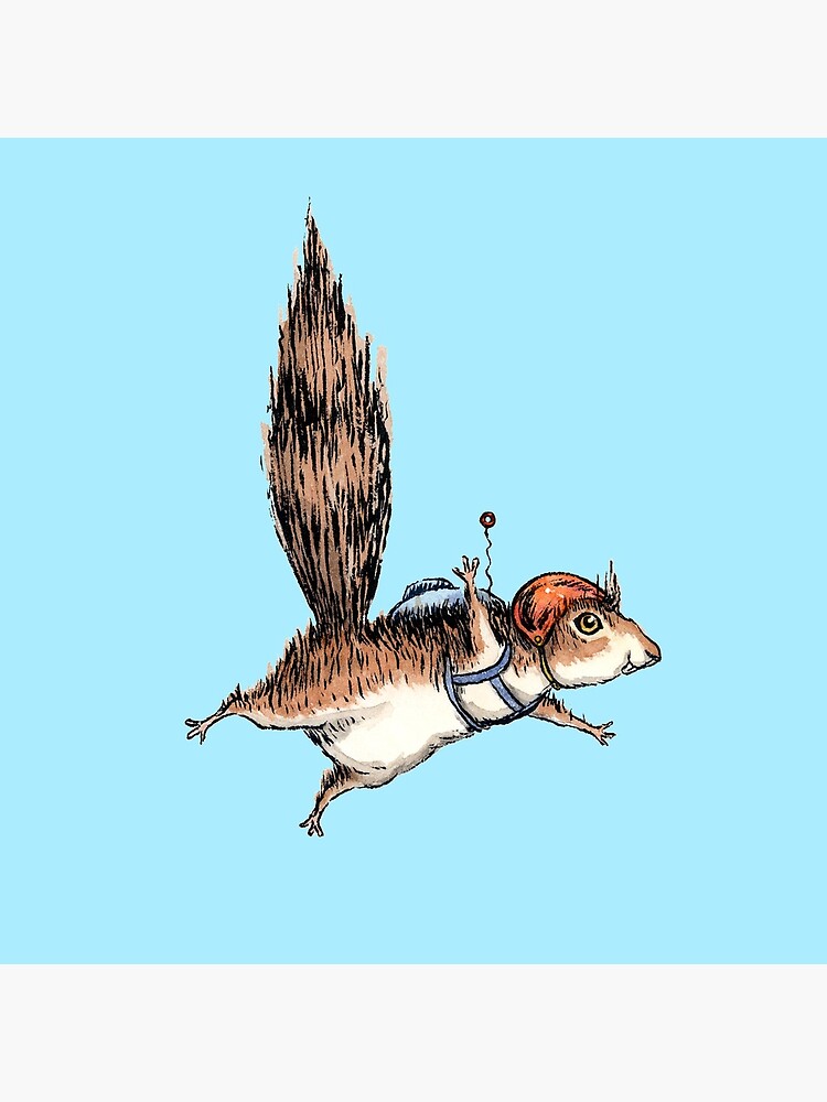 Skydiver Squirrel, Skydiving Adventure Design by joykolitsky