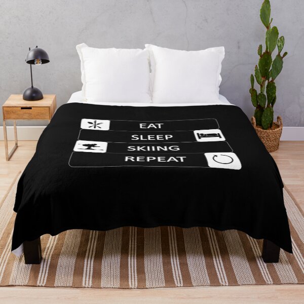 Item preview, Eat Sleep Skiing Repeat - Hobby - Sports designed and sold by AndiHK.