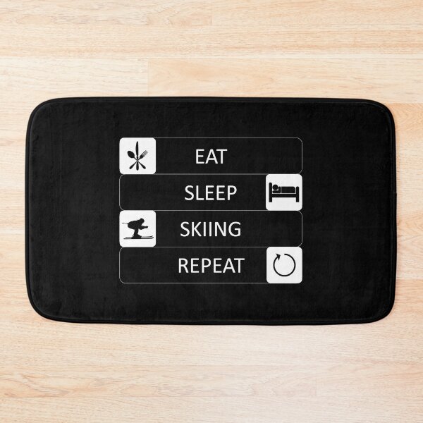 Item preview, Eat Sleep Skiing Repeat - Hobby - Sports designed and sold by AndiHK.