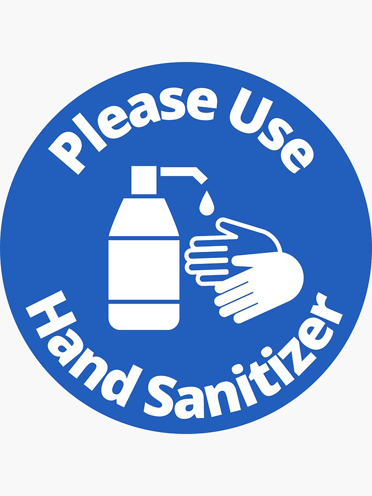 Hand Sanitizer Stickers Redbubble