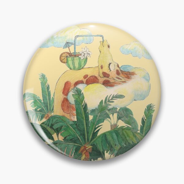Item preview, Giraffes drinking tropical drinks  designed and sold by hahaha-creative.