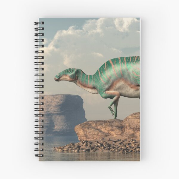 Item preview, Maiasaura by an Arid Lake designed and sold by Daniel Eskridge.