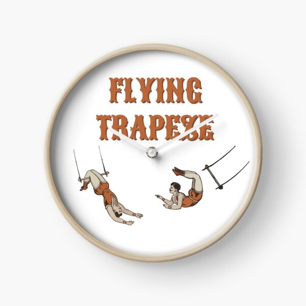 Retro Flying Trapeze Clock