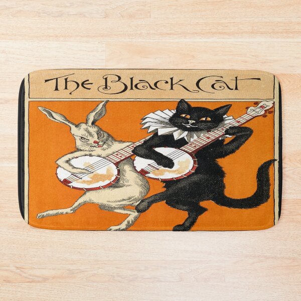 Item preview, The Black Cat & White Rabbit designed and sold by Slydell1.