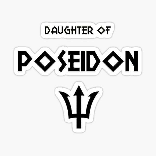 Percy Jackson Daughter of Poseidon print gods mythology tv show movie Sticker