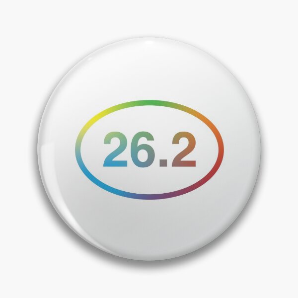 Item preview, 26.2 Miles Marathon Running Race Distance Rainbow designed and sold by murialbezanson.