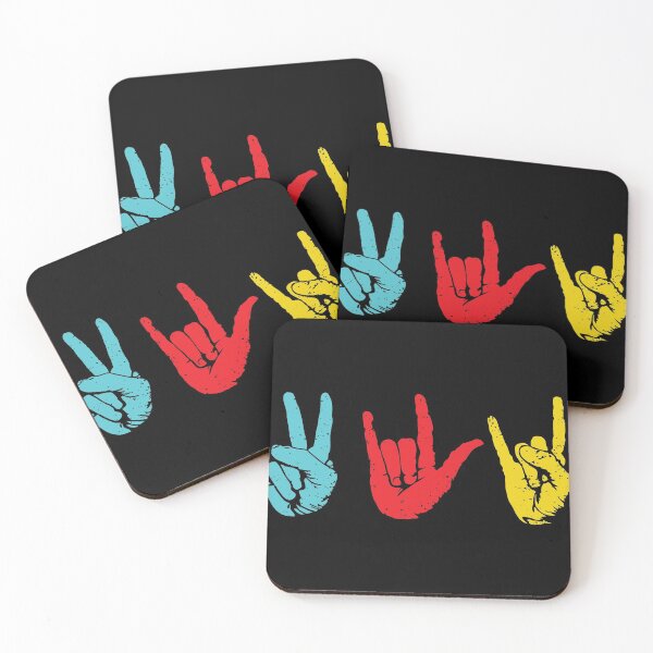 Item preview, Hippie Peace And Rock N Roll Gift print 4 World Peace designed and sold by Lisbob.