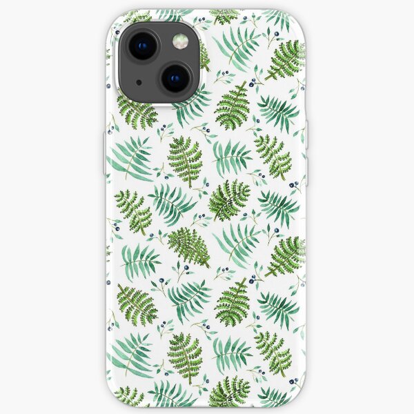 Beeren gesellen sich zur Farnparty iPhone Flexible Hülle