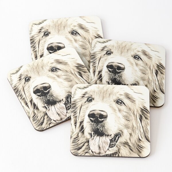 Item preview, Seaver the Retriever the Golden designed and sold by Michelle DuBose.