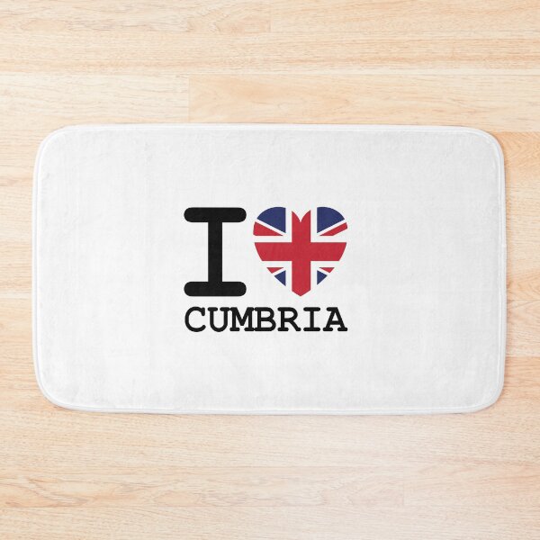 Item preview, I love Cumbria - Union Jack designed and sold by Cumbria Guru.