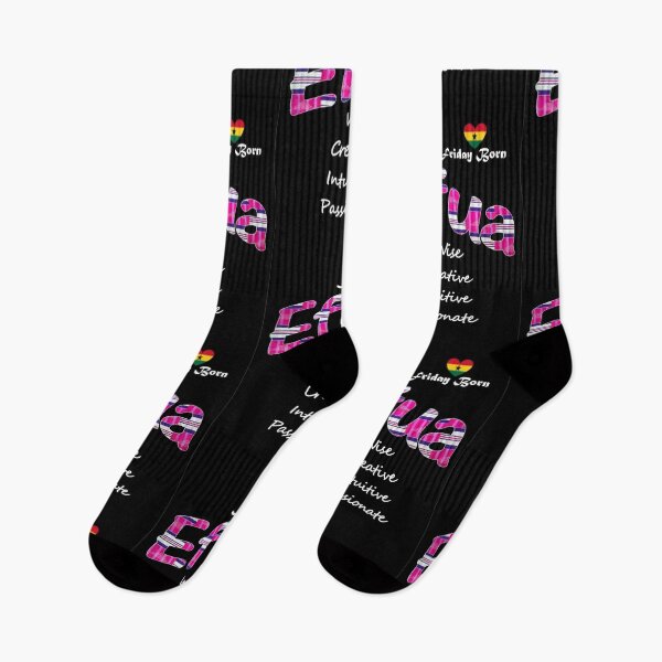 Item preview, Friday Born Ghanaian Female Name 'Efua' in pink designed and sold by WhoWeAre.
