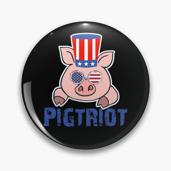 Item preview, Pig Face Proud Farmer Funny 4th Of July Gifts Ideas USA Flag Patriotic designed and sold by Akmloza.