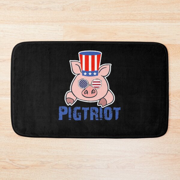 Item preview, Pig Face Proud Farmer Funny 4th Of July Gifts Ideas USA Flag Patriotic designed and sold by Akmloza.